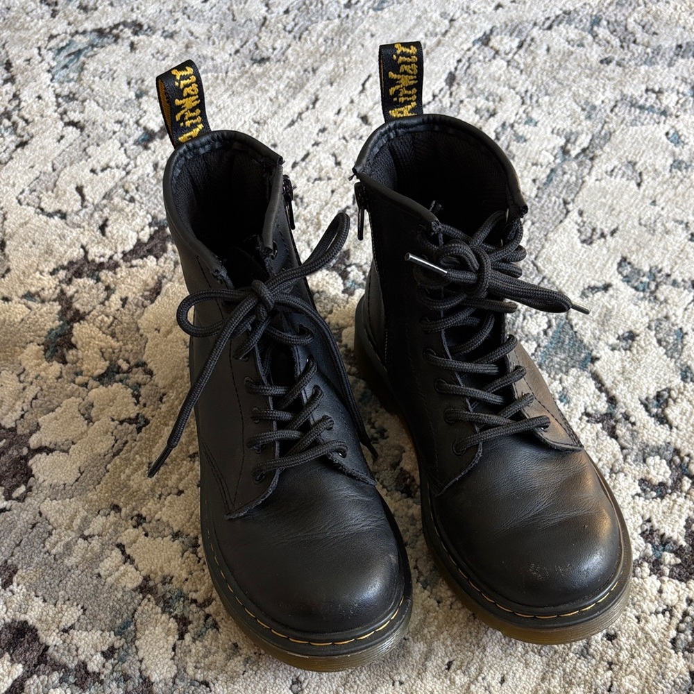 Kids Dr Martens Lace Up Boots